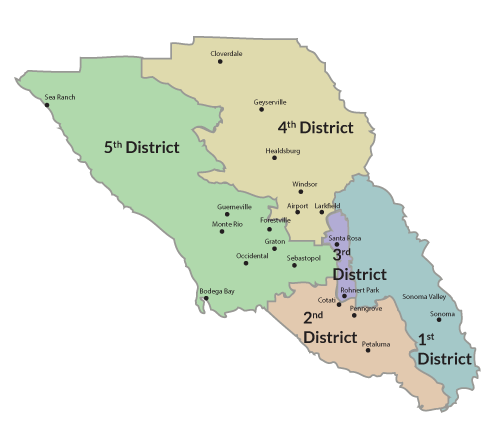 Board of Supervisor County District Map 490