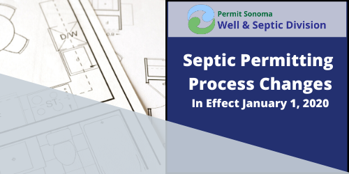 Septic Permitting Process Changes in effect January 1, 2020