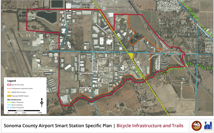 Bicycle Infrastructure and Trails Map