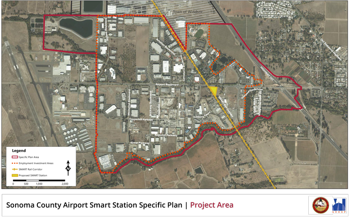 Airport Specific Plan Project Area Map