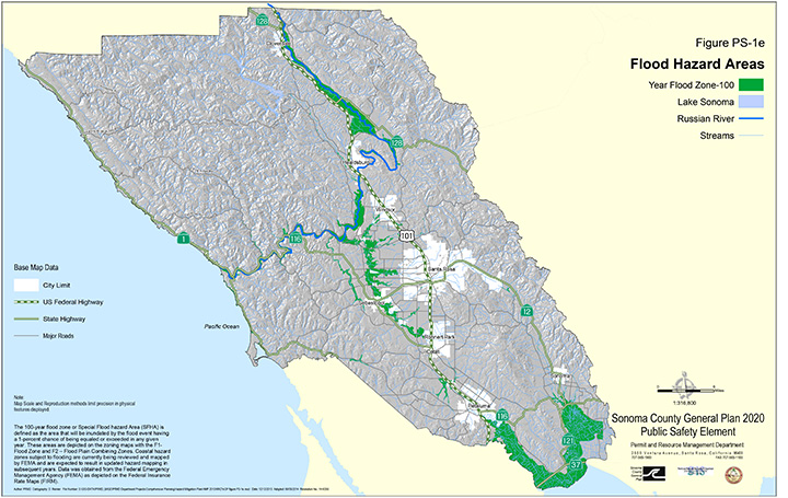 Map PS1e Flood Hazard Areas