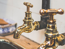 old fashioned double faucets