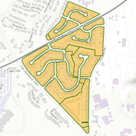 Larkfield Estates Subdivision Zone Map