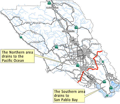 Sonoma County Watersheds