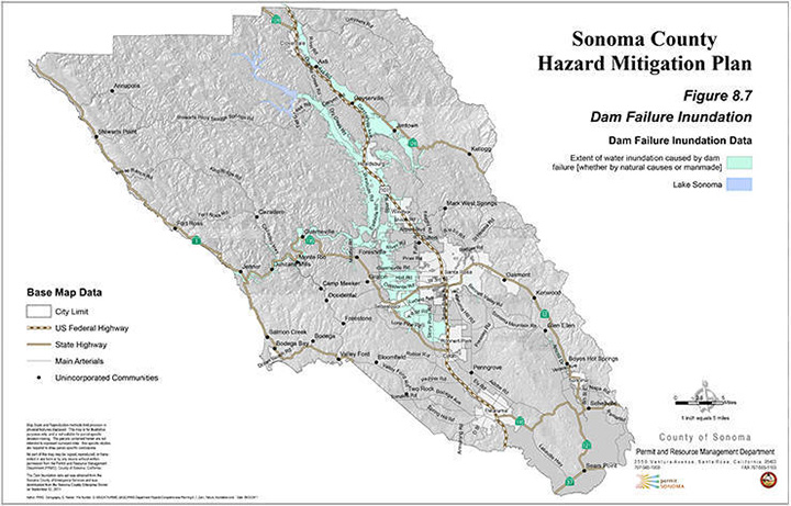 Dam Failure Inundation Map