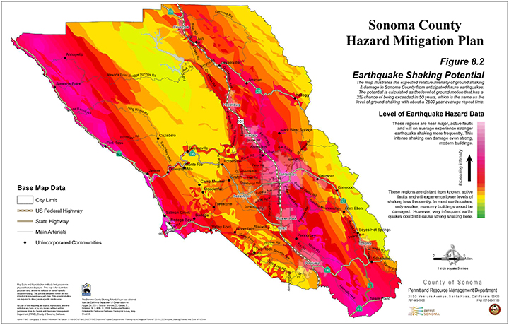 Earthquake Shaking Potential Map
