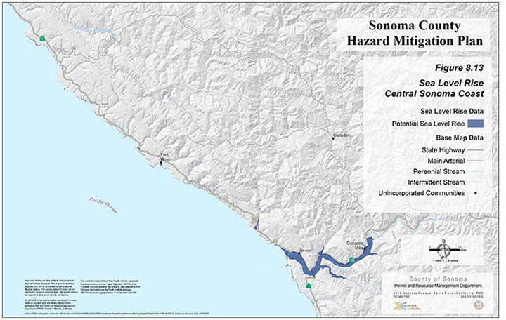 Sea Level Rise — Central Sonoma Coast