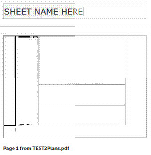 Sheet number name input field
